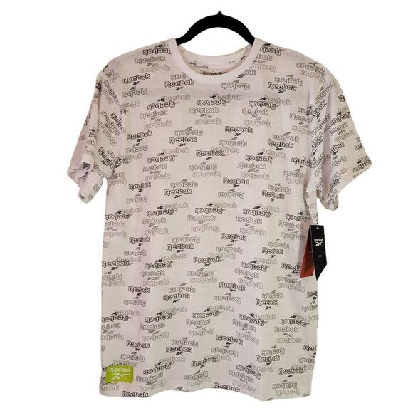 Reebok Kids White Logo Tee (Size XL 18/20) - Picture 1 of 6
